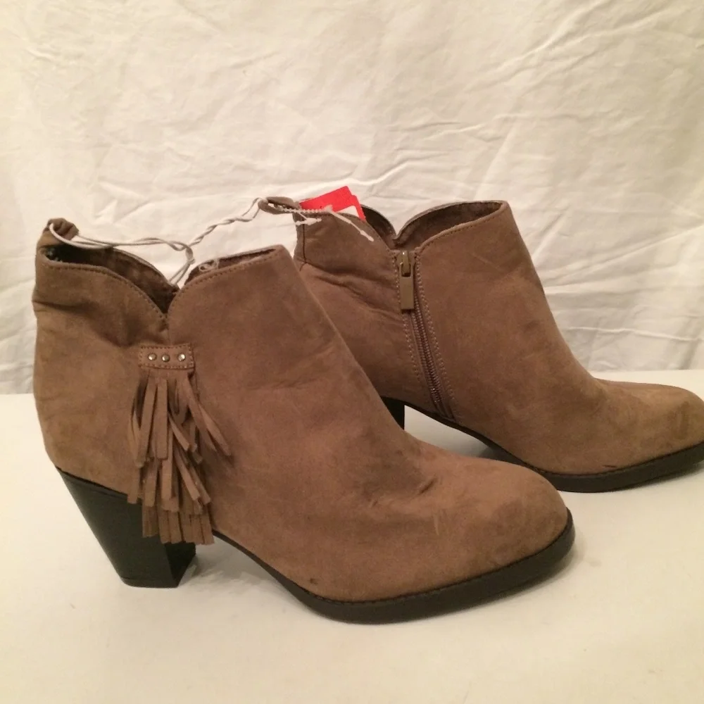Bongo tan ankle boots size 9 - Picture 1 of 8